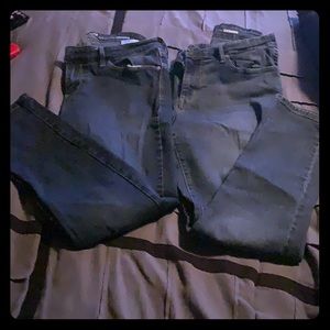 Two pair of Denizen Modern Skinny Jeans size 12